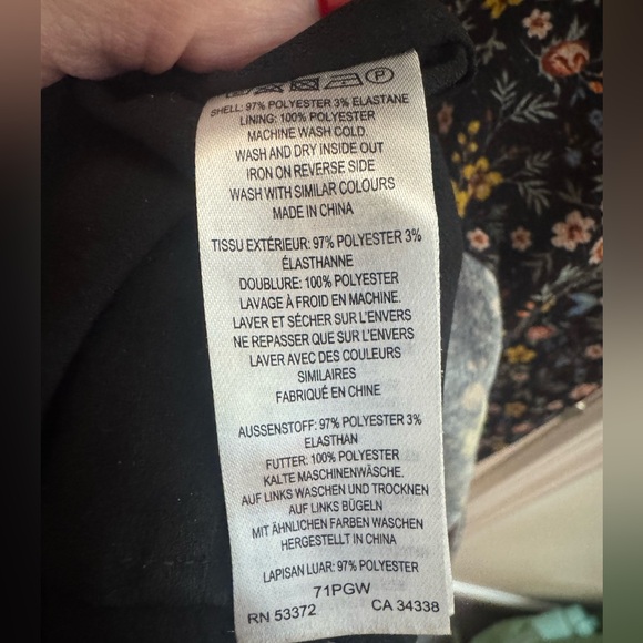 FRENCH CONNECTION Delmira Verona Floral Puff Sleeve Mini Dress Size 10 - Picture 6 of 6